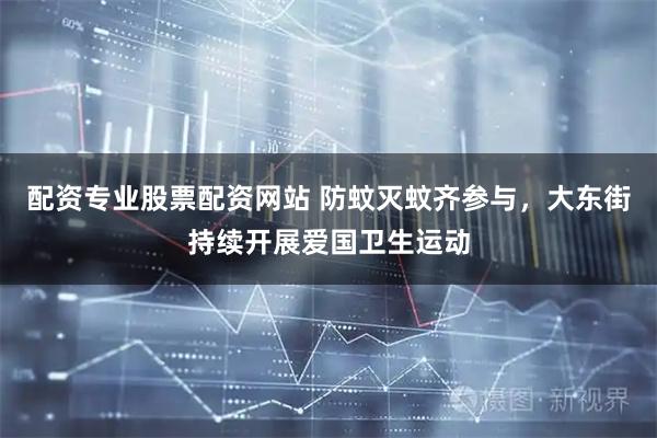 配资专业股票配资网站 防蚊灭蚊齐参与，大东街持续开展爱国卫生运动
